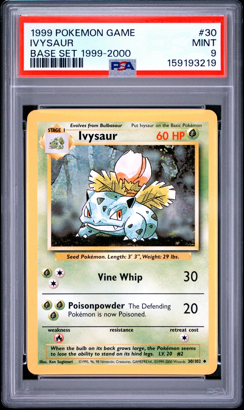 Ivysaur card artwork
