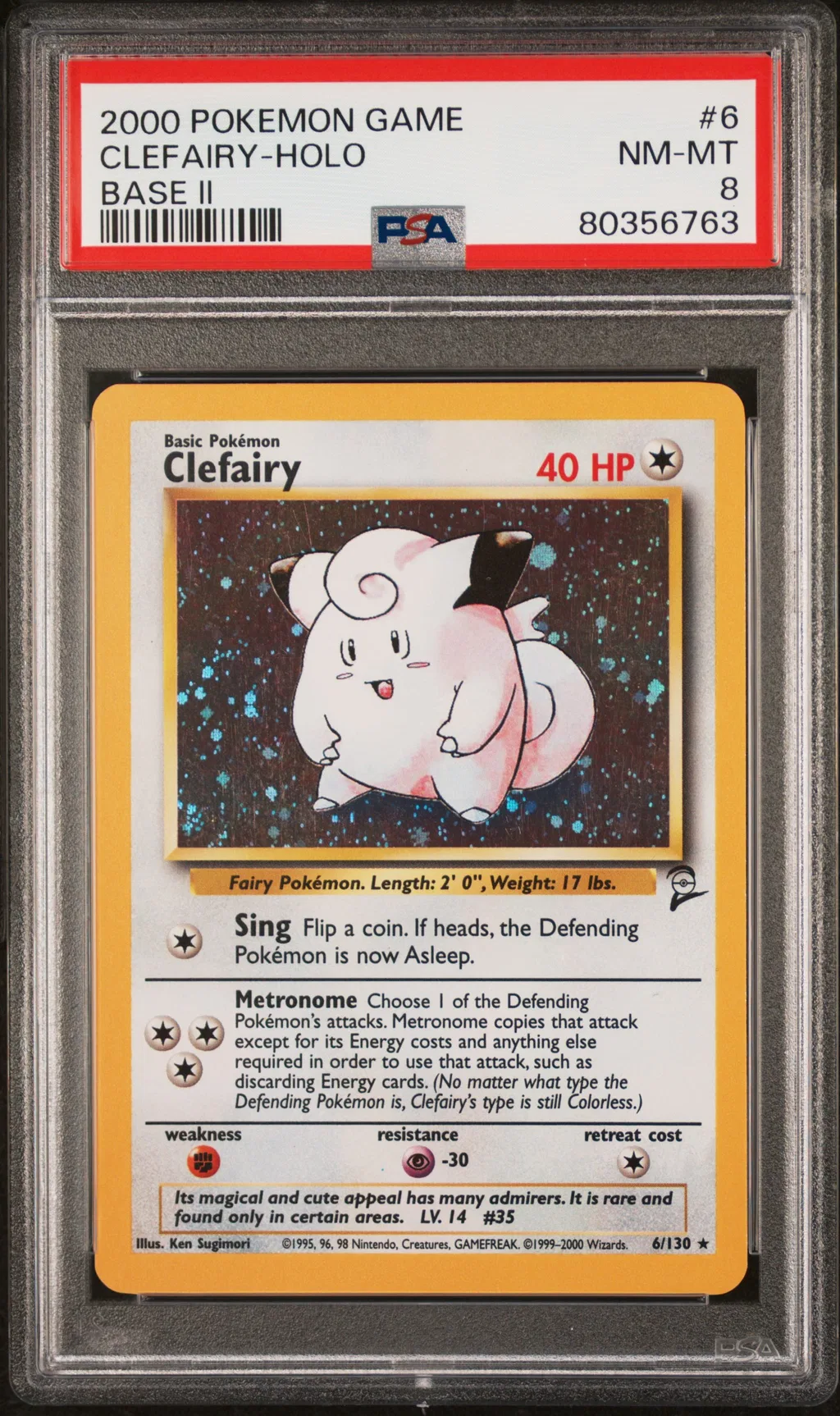 Clefairy-Holo card artwork