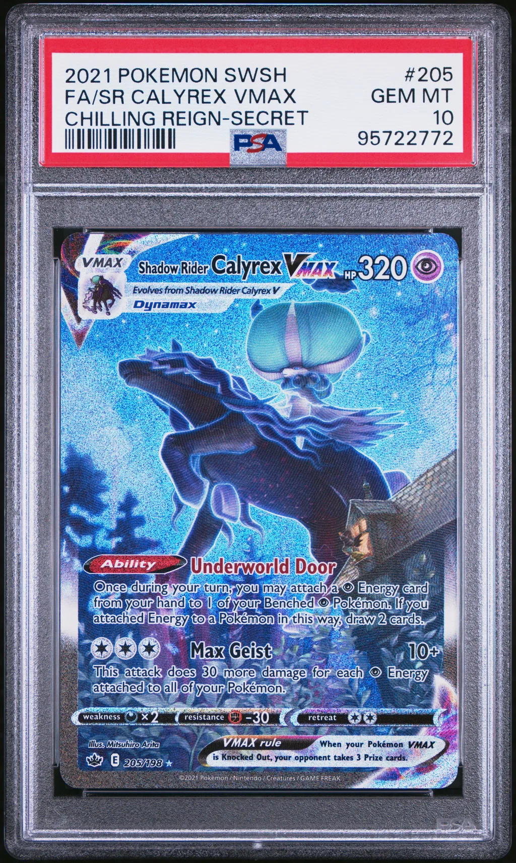 Full Art/Shadow Rider Calyrex Vmax card artwork