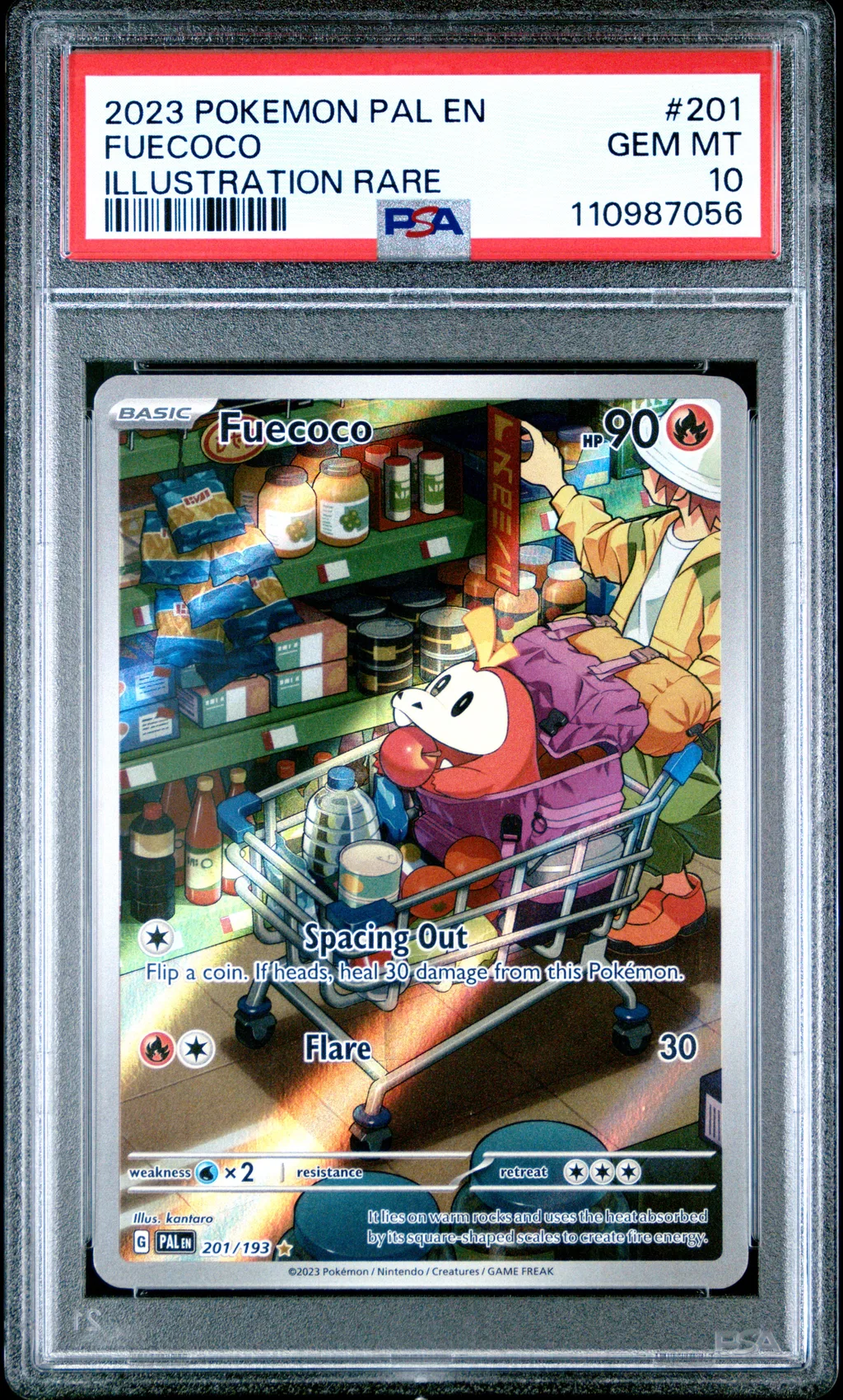 Fuecoco card artwork