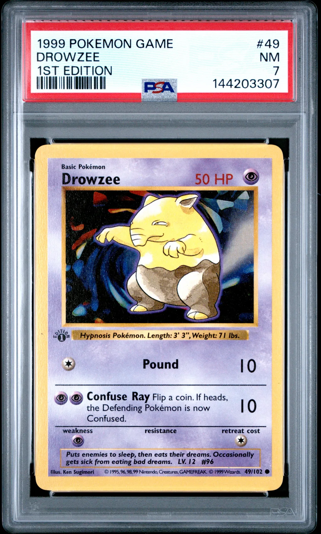 Drowzee card artwork