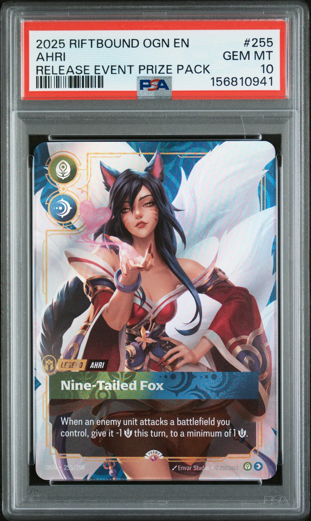 Ahri - Nine-Tailed Fox card artwork