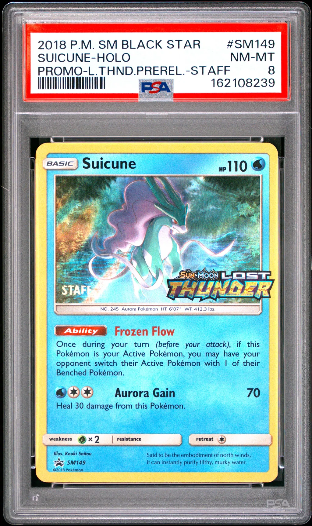 Suicune-Holo card artwork