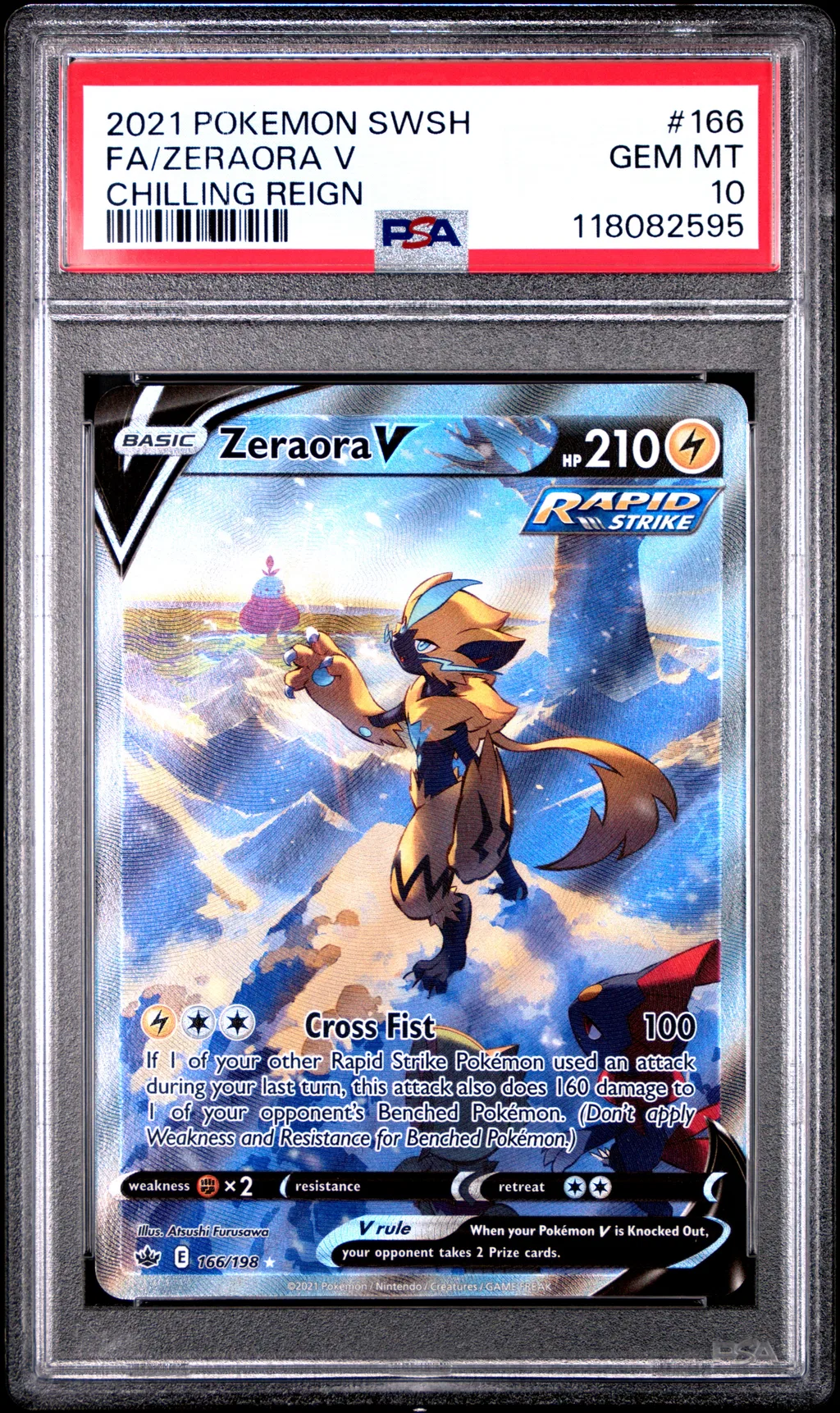 Full Art/Zeraora V card artwork