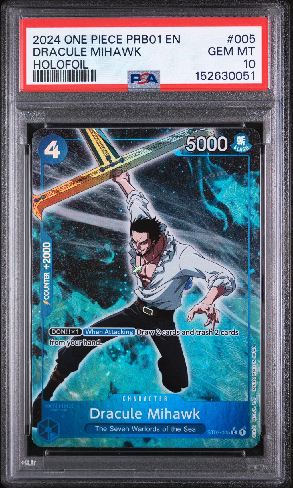 Dracule Mihawk card artwork