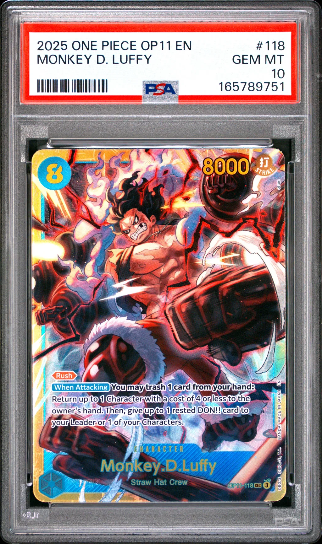 Monkey D. Luffy card artwork