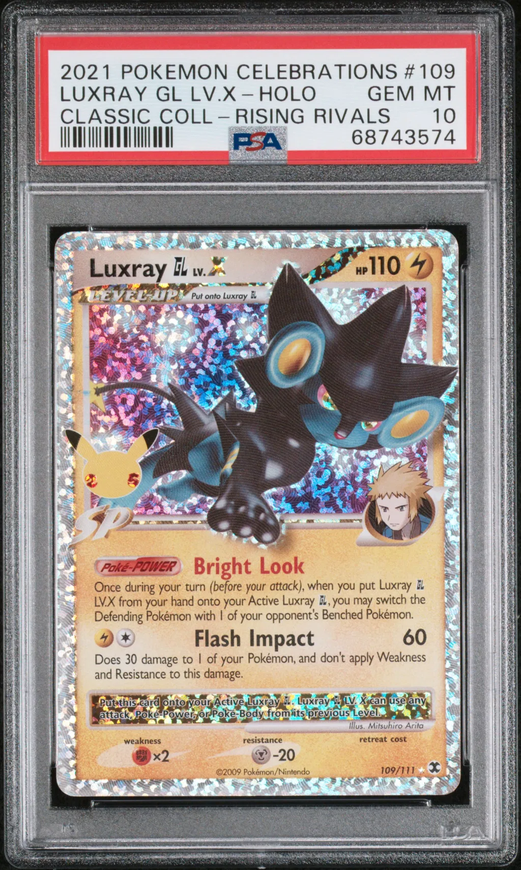 Luxray GL LV.X-Holo card artwork