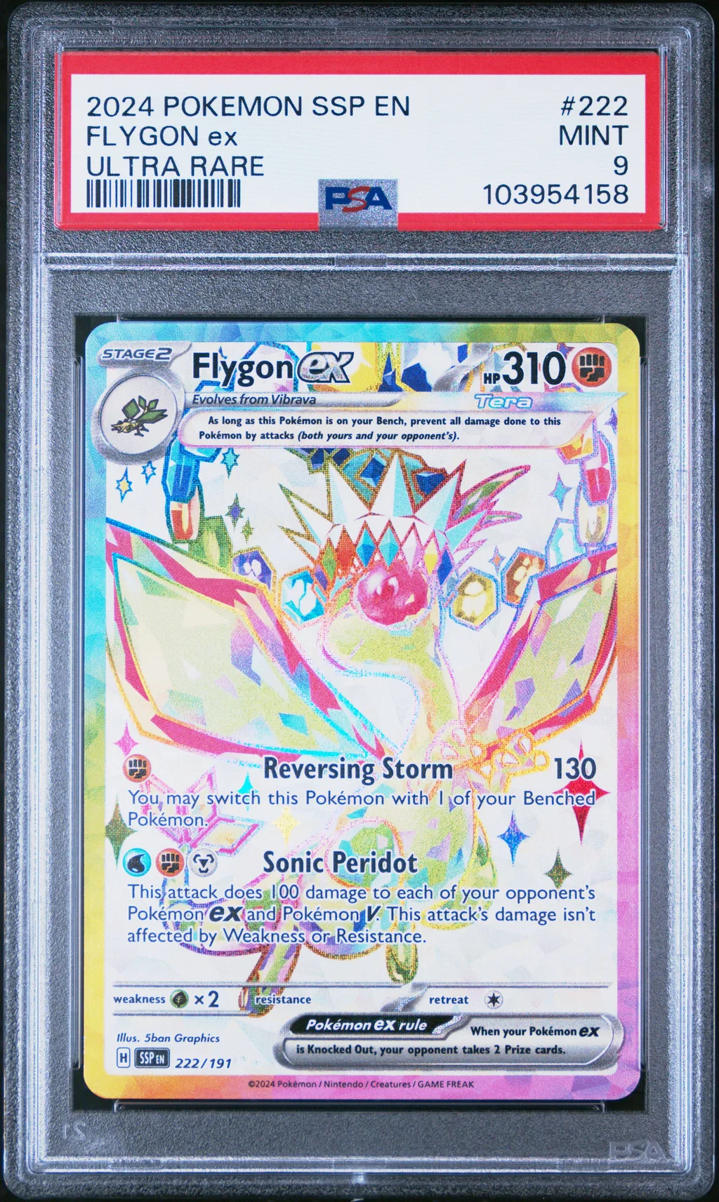 Flygon EX card artwork
