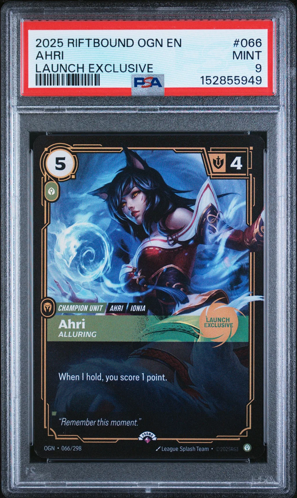Ahri - Alluring card artwork