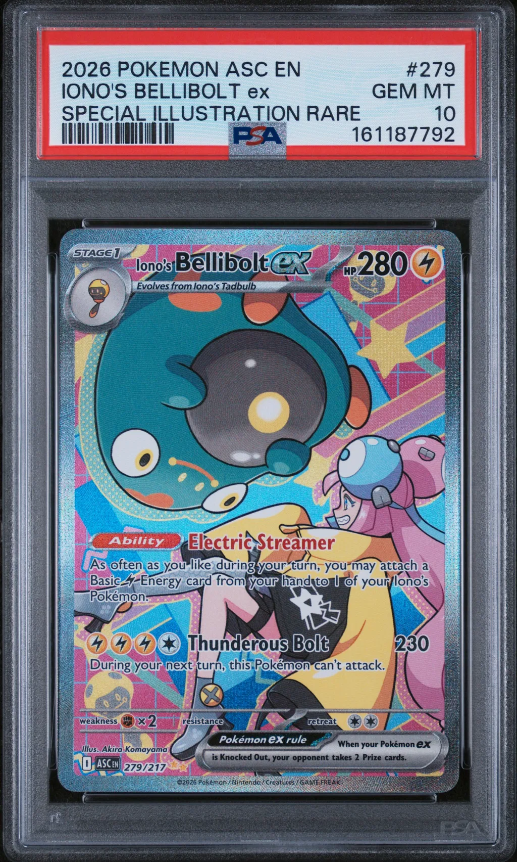 Iono's Bellibolt EX card artwork
