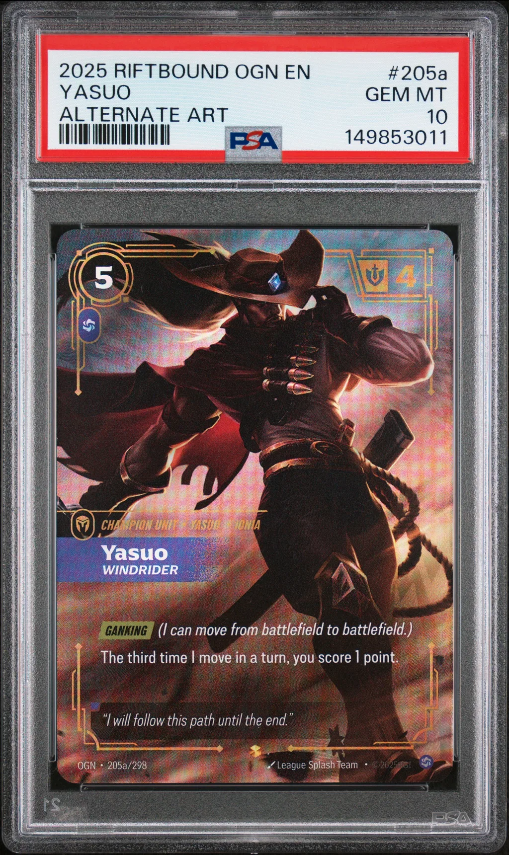 Yasuo - Windrider card artwork