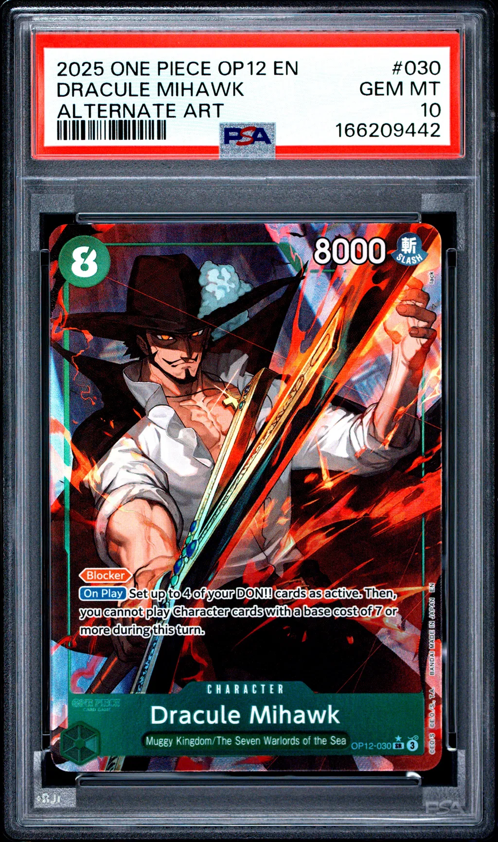 Dracule Mihawk card artwork