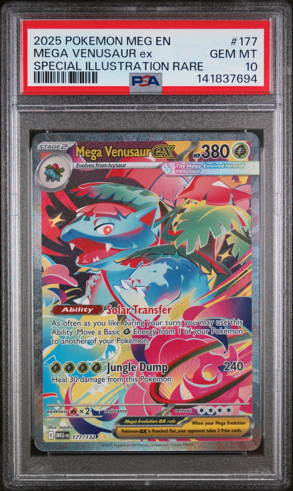 Mega Venusaur EX card artwork