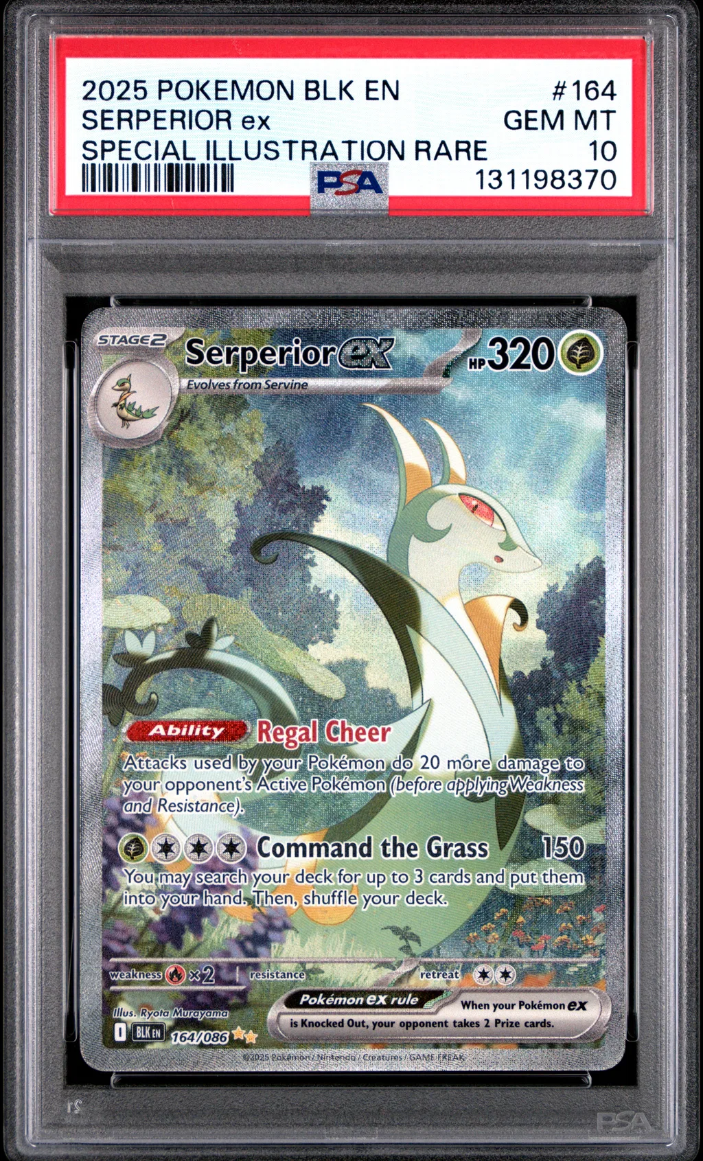 Serperior EX card artwork