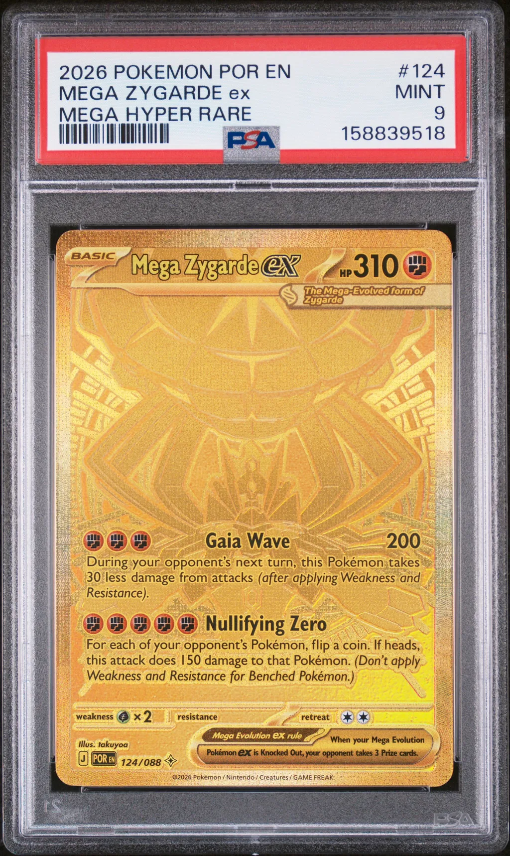 Mega Zygarde EX card artwork