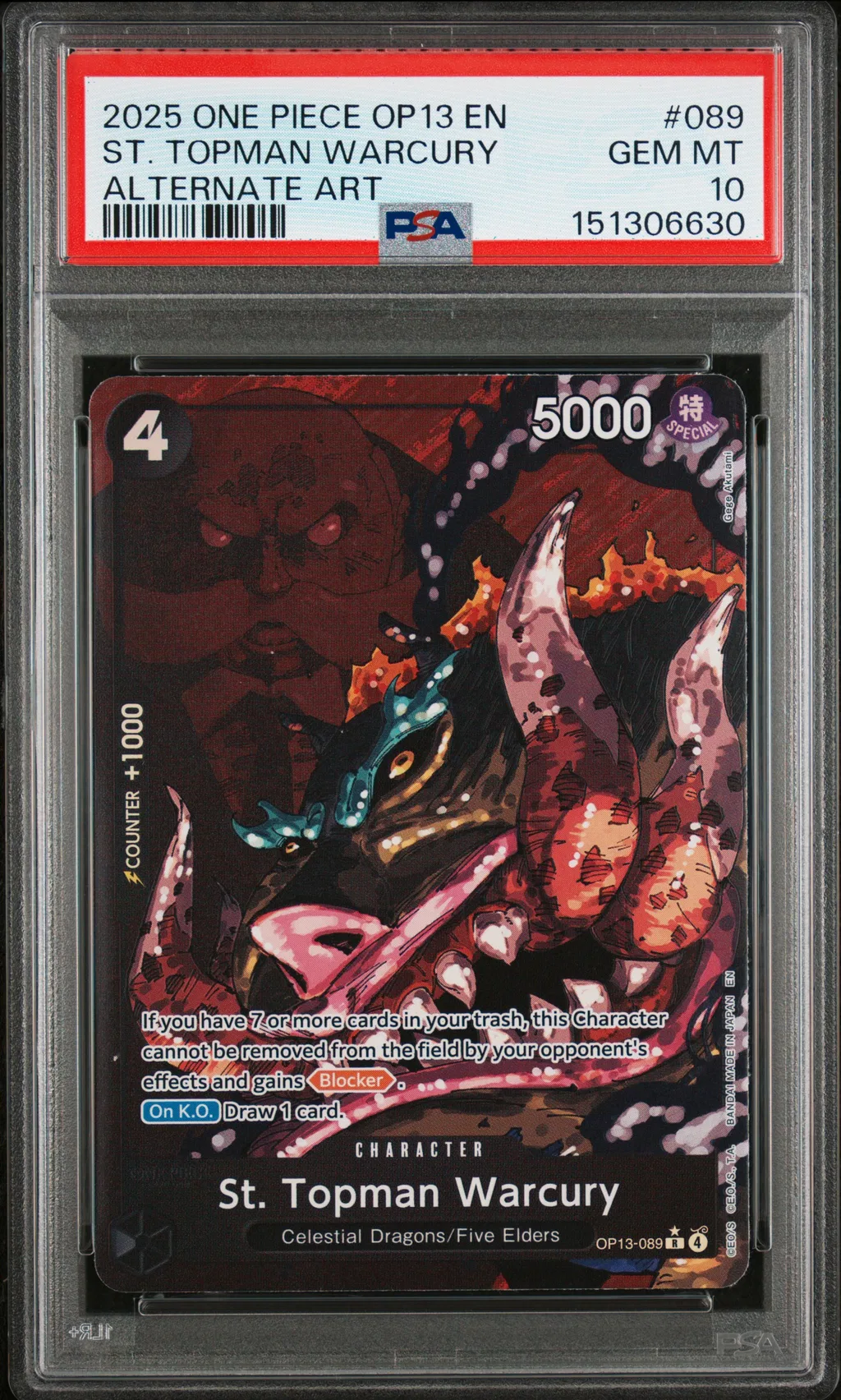 St. Topman Warcury card artwork