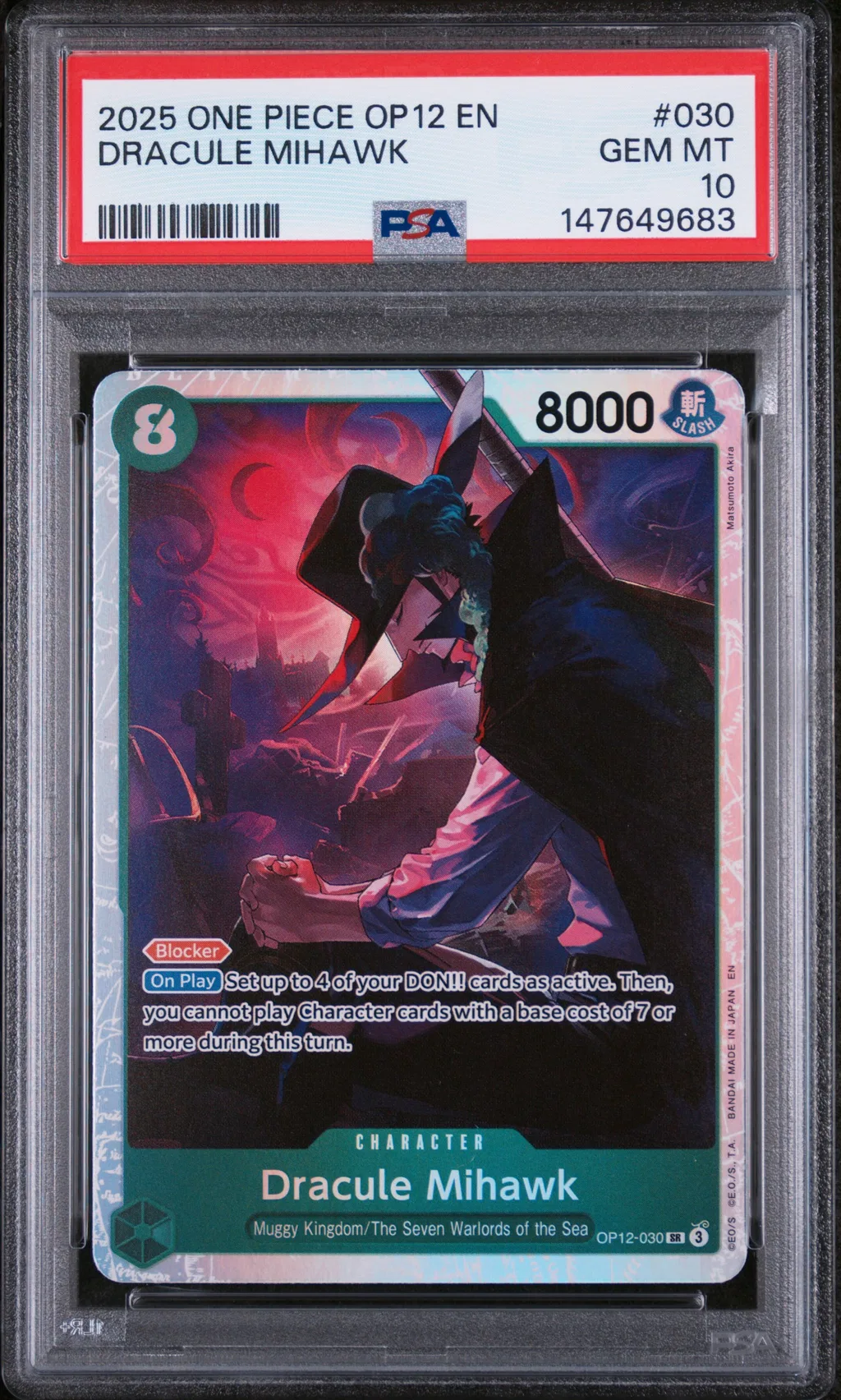 Dracule Mihawk card artwork