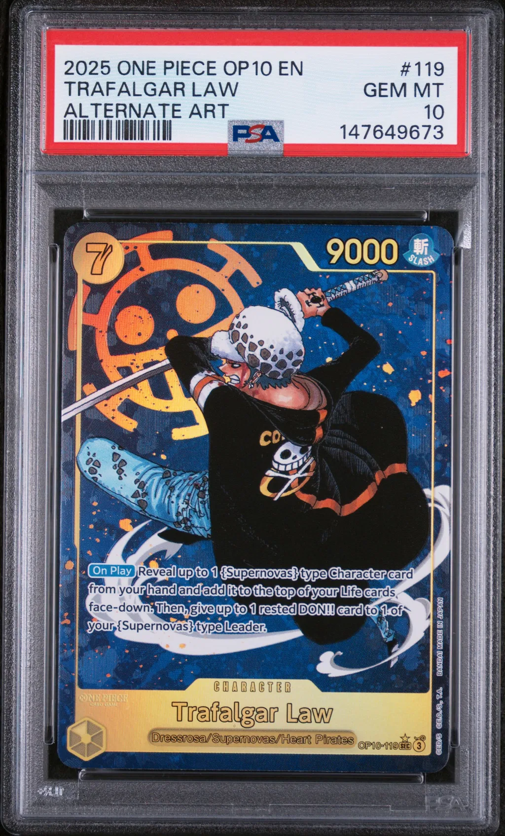 Trafalgar Law card artwork