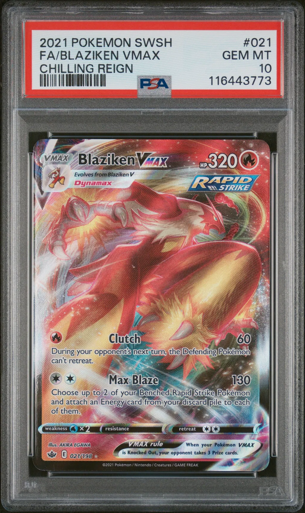 Full Art/Blaziken Vmax card artwork