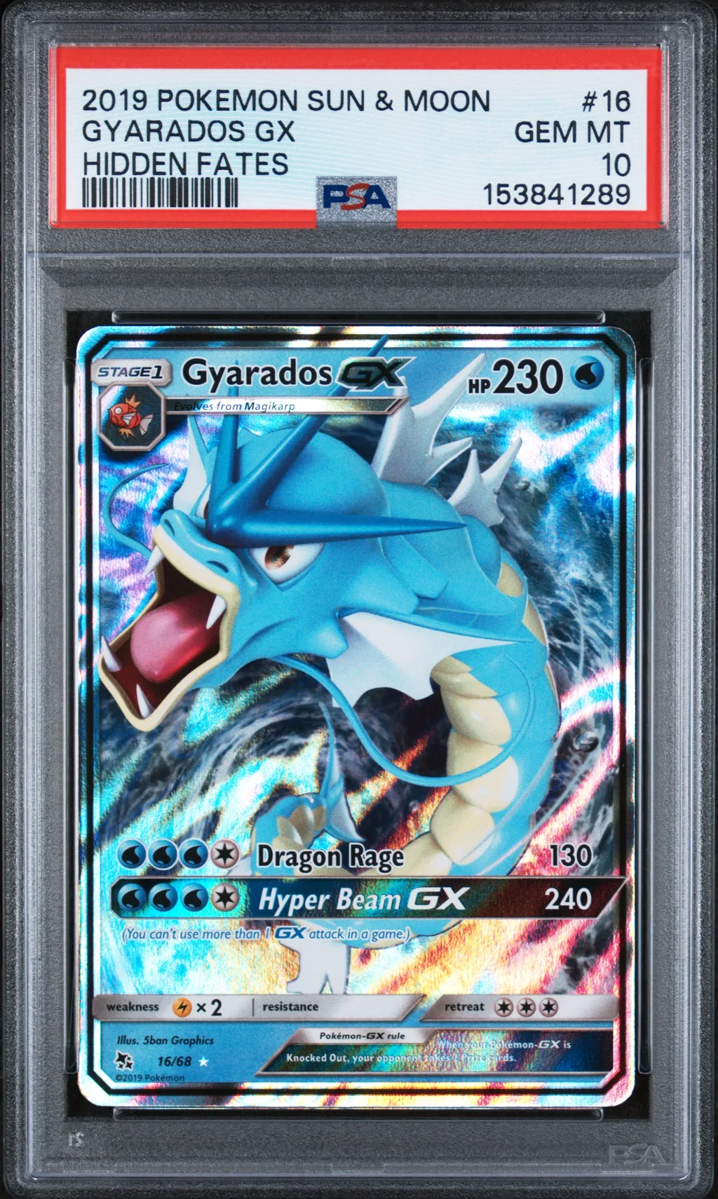 Gyarados GX card artwork
