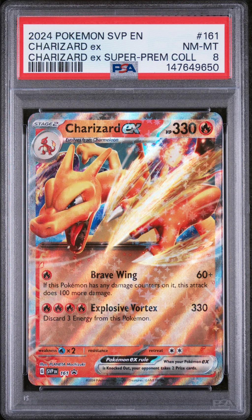 Charizard EX card artwork