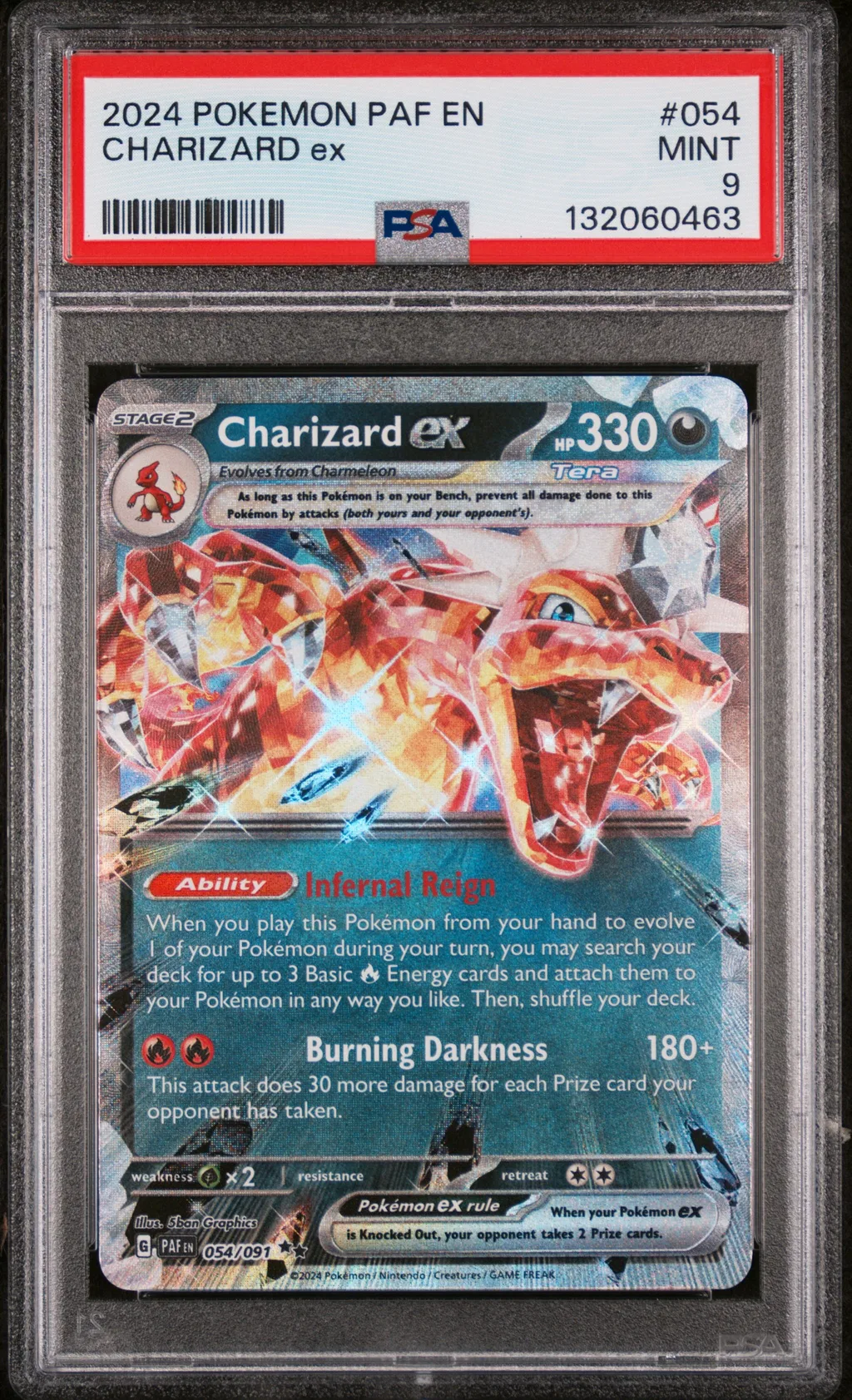 Charizard EX card artwork