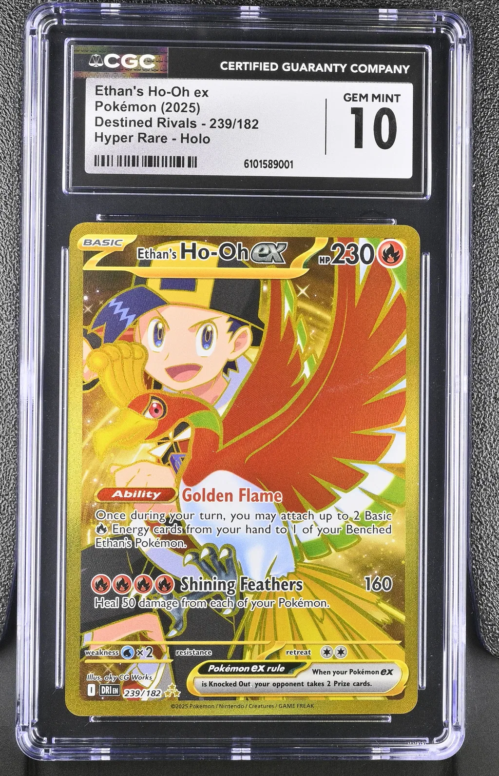 Ethan's HO-Oh EX card artwork