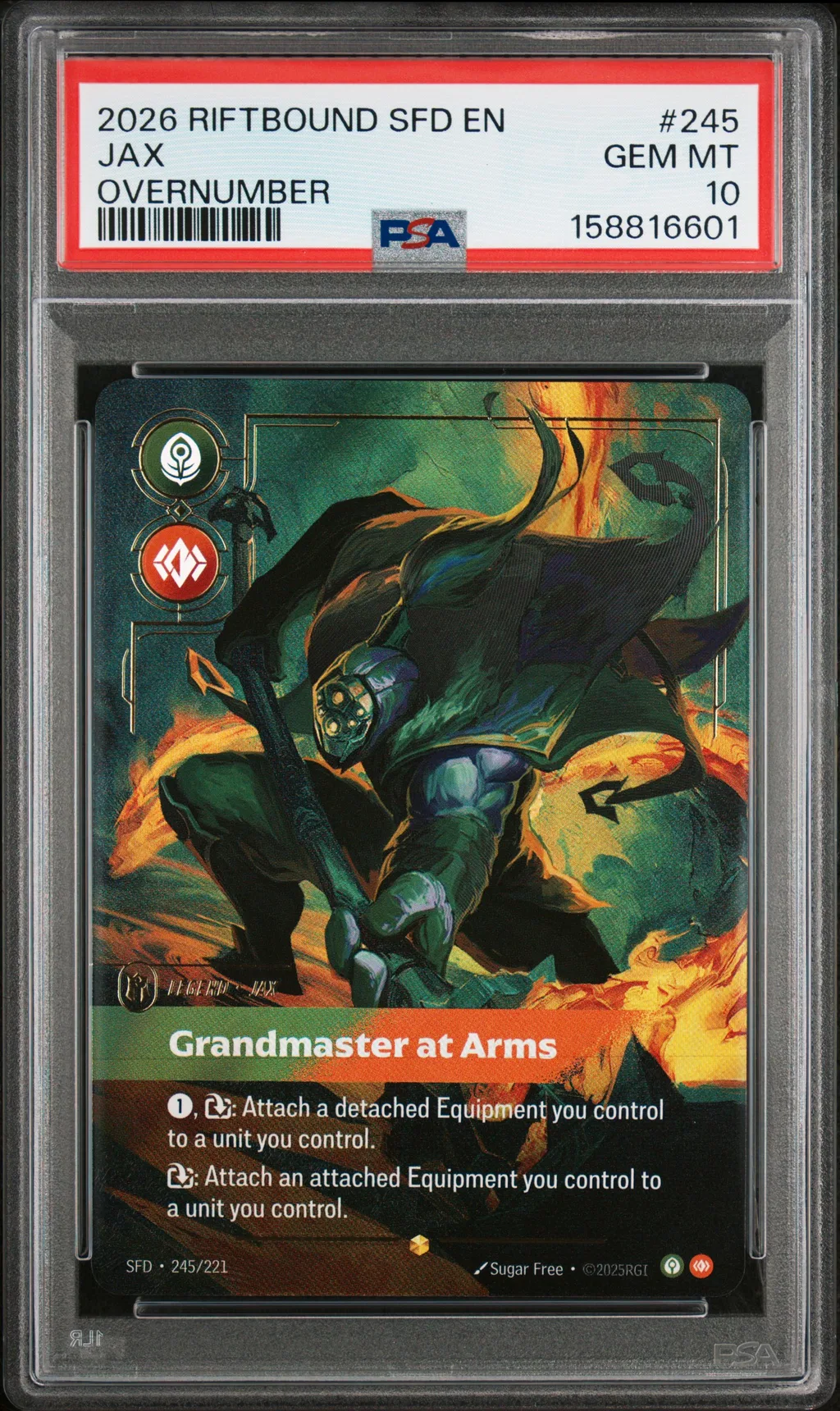 Jax - Grandmaster at Arms card artwork