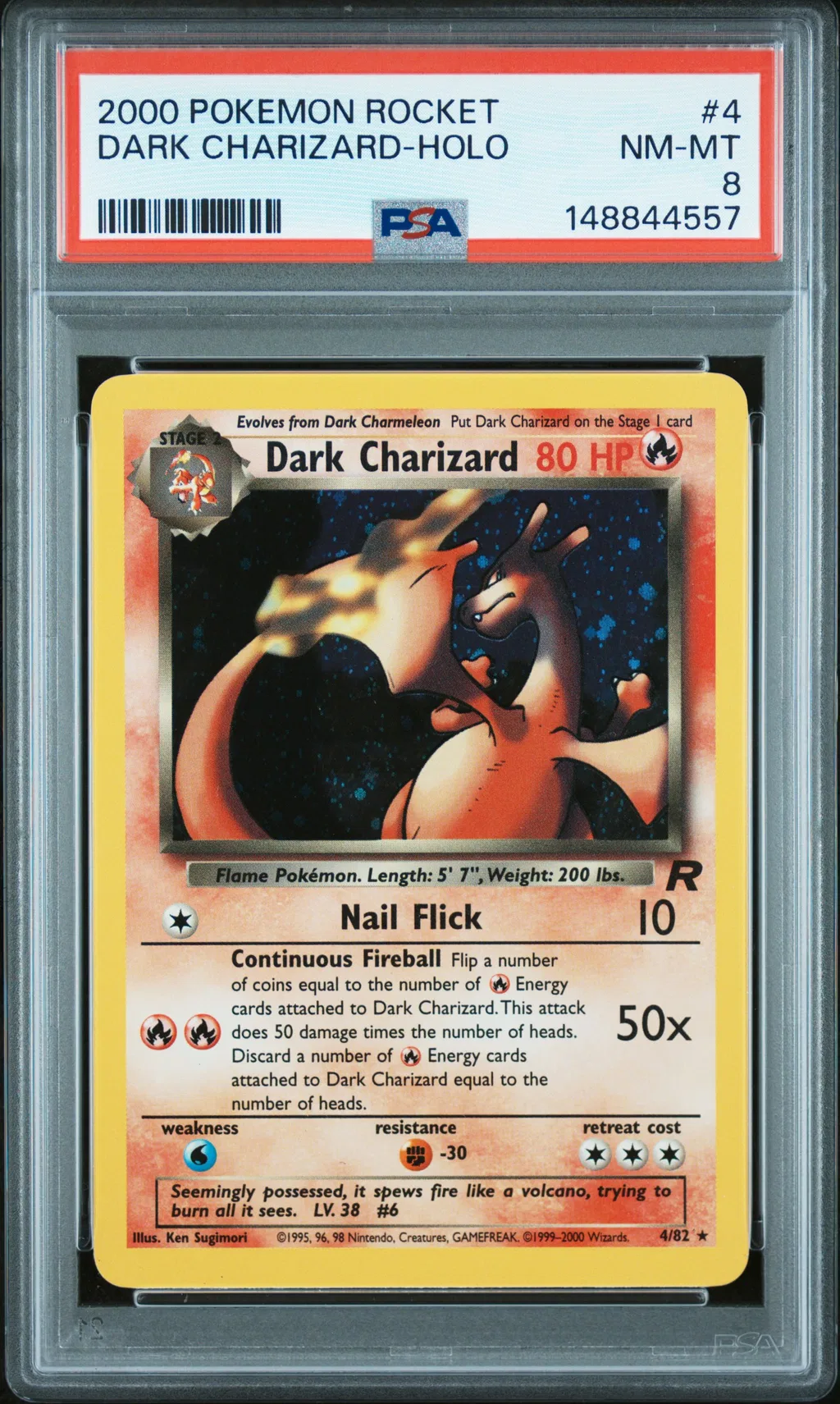 Dark Charizard-Holo card artwork