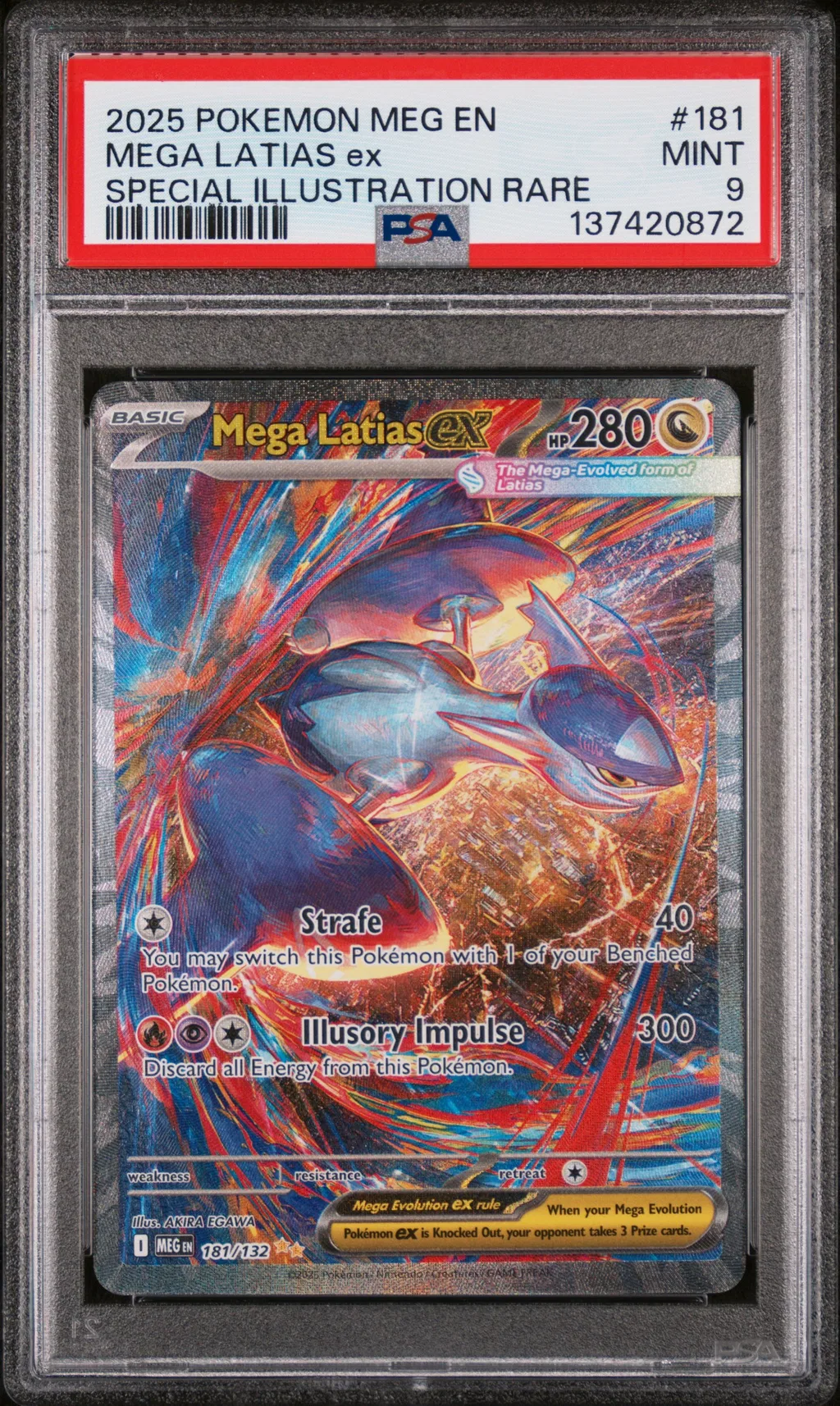 Mega Latias EX card artwork