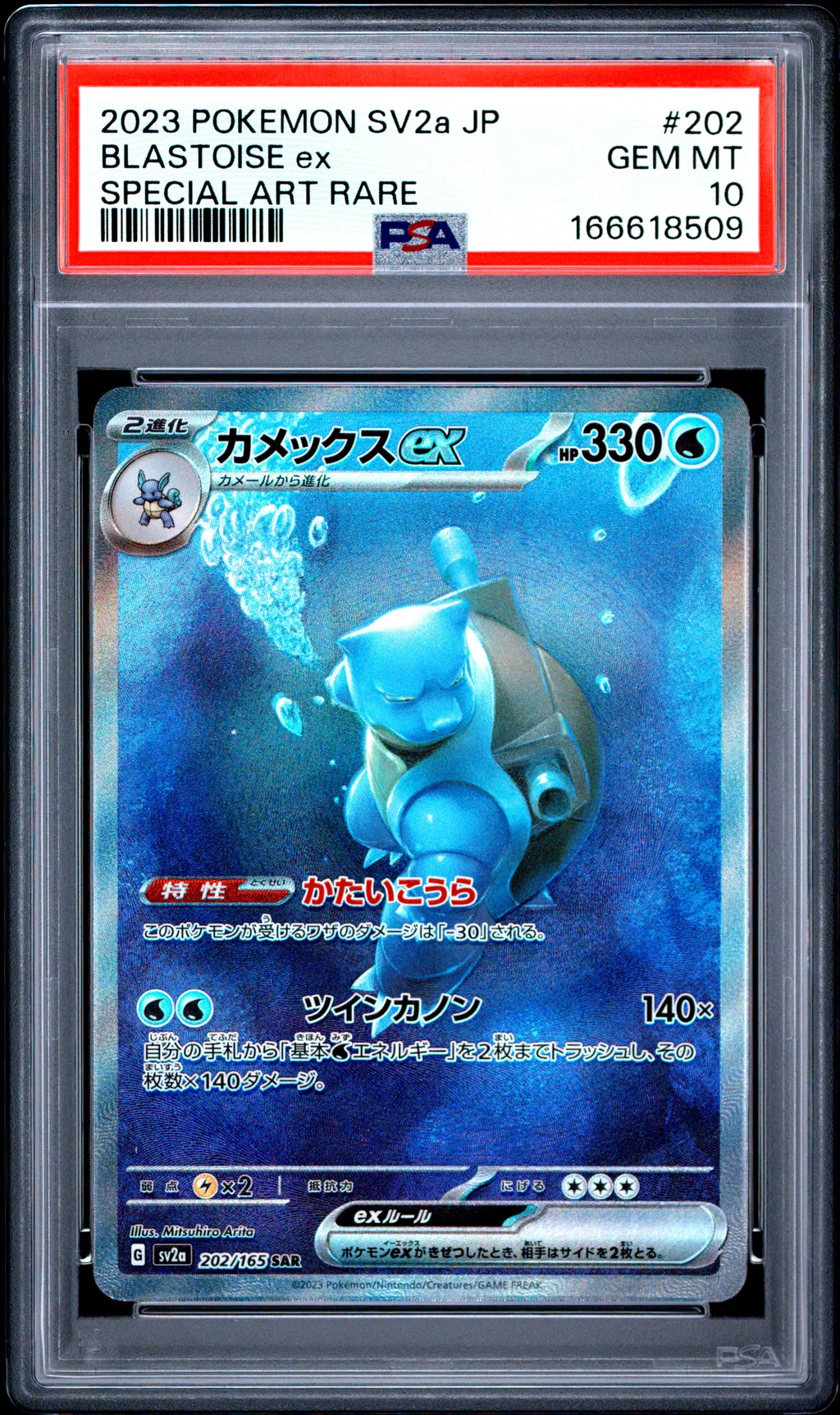 Blastoise EX card artwork