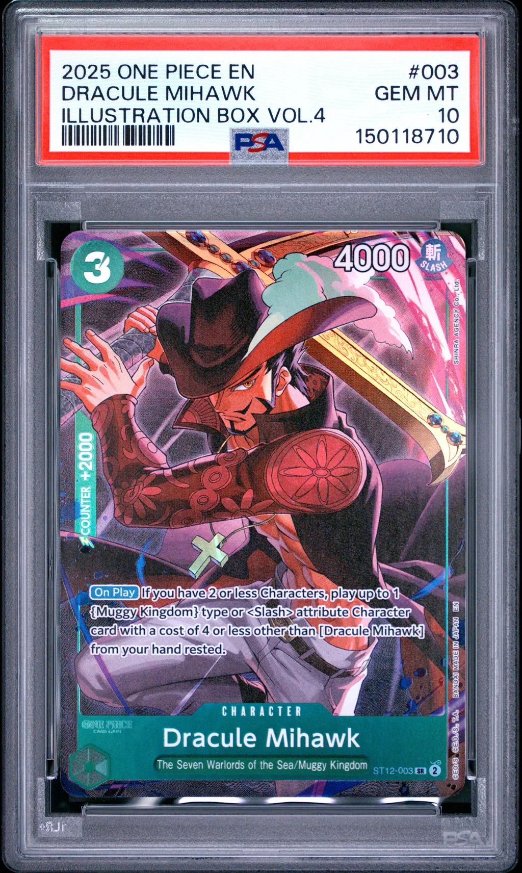 Dracule Mihawk card artwork