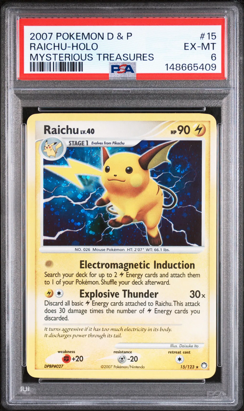 Raichu-Holo card artwork