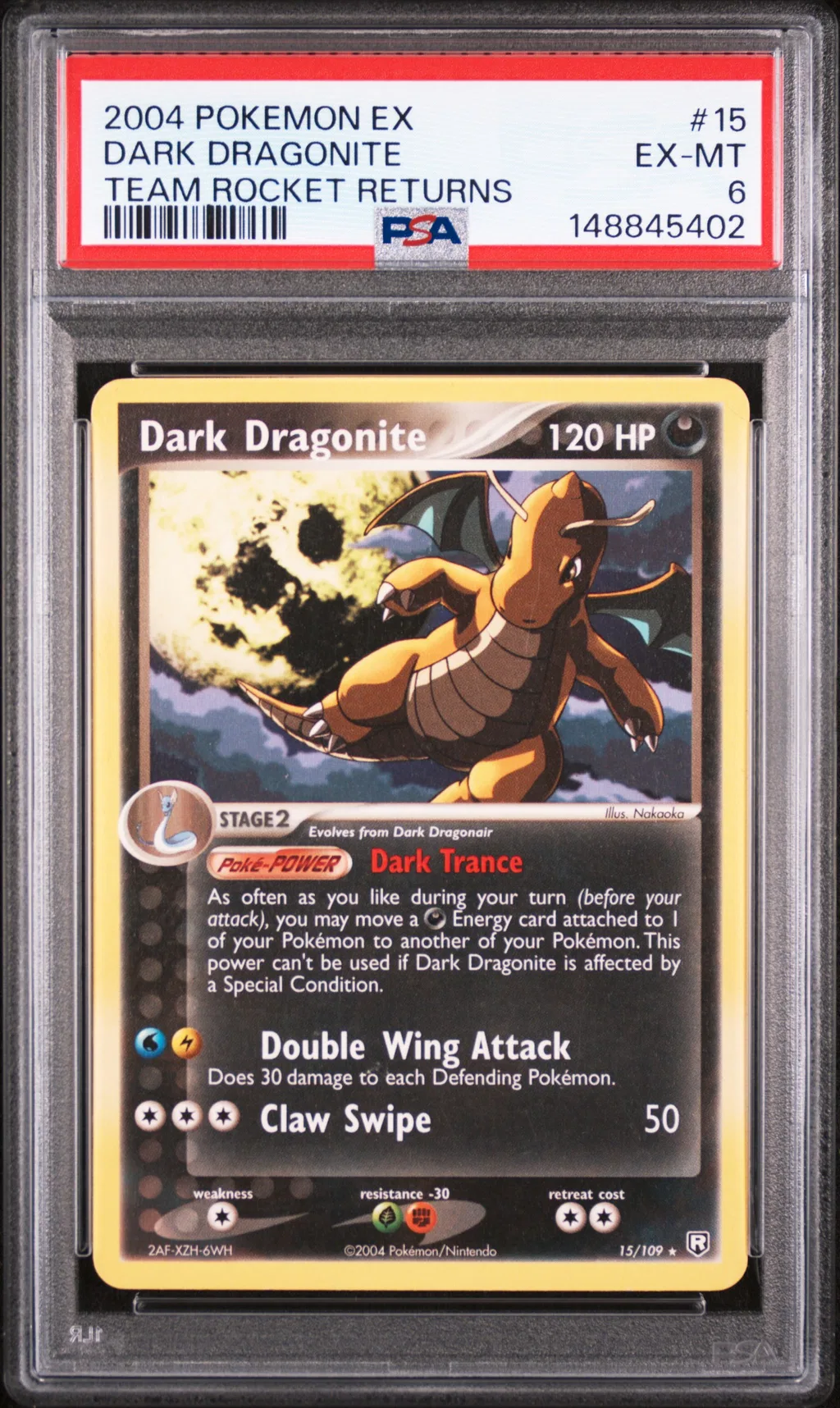 Dark Dragonite card artwork