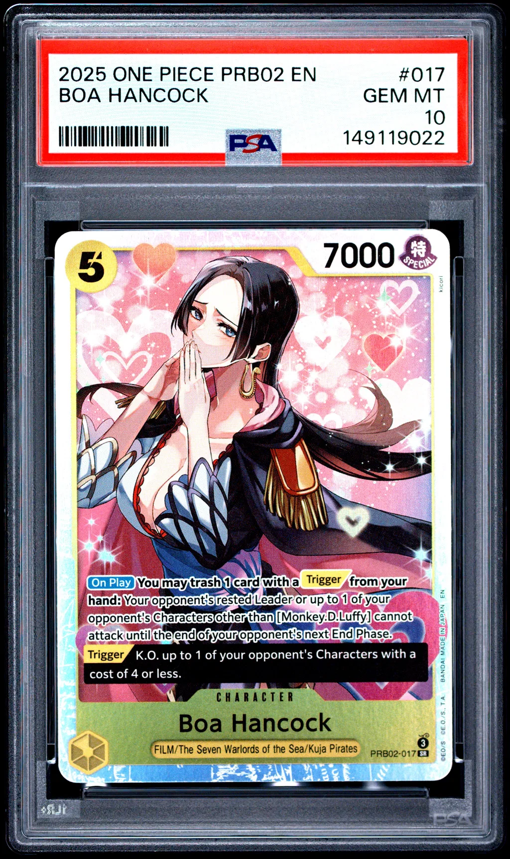 Boa Hancock card artwork