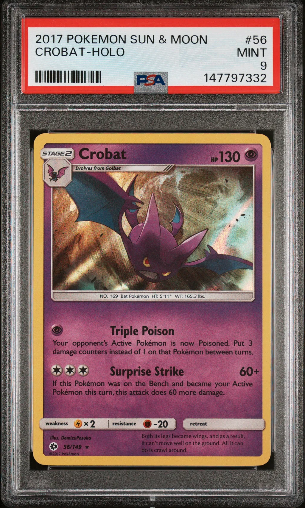 Crobat-Holo card artwork