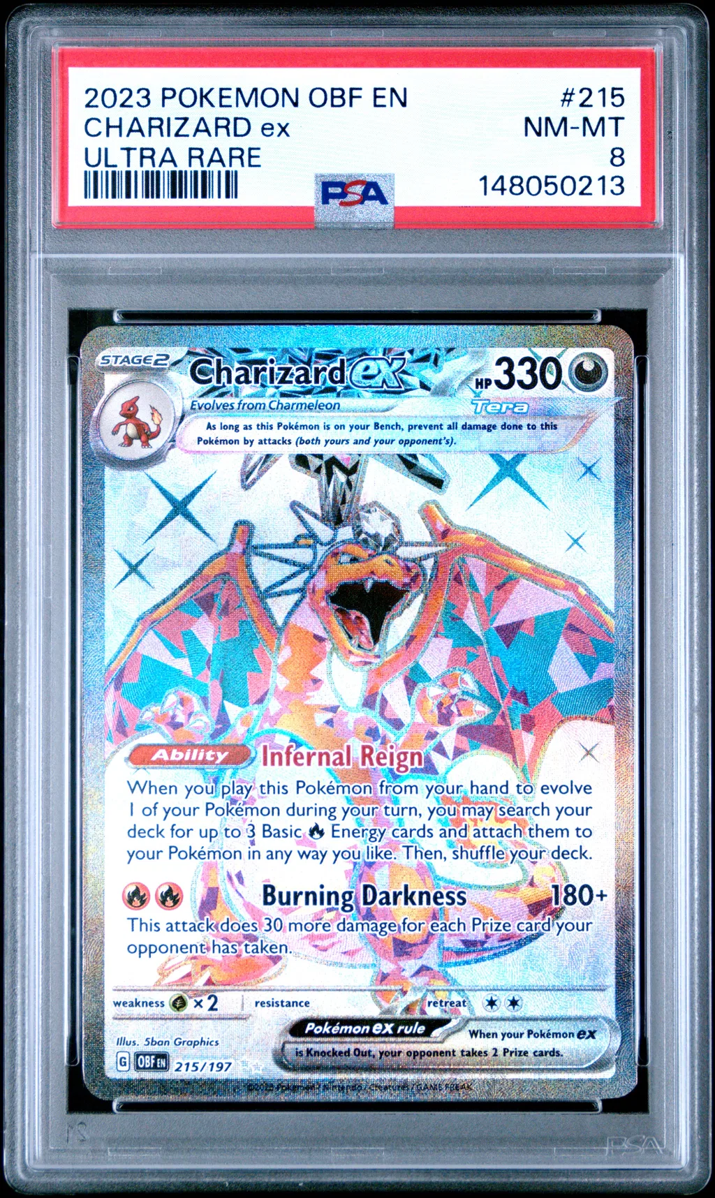 Charizard EX card artwork