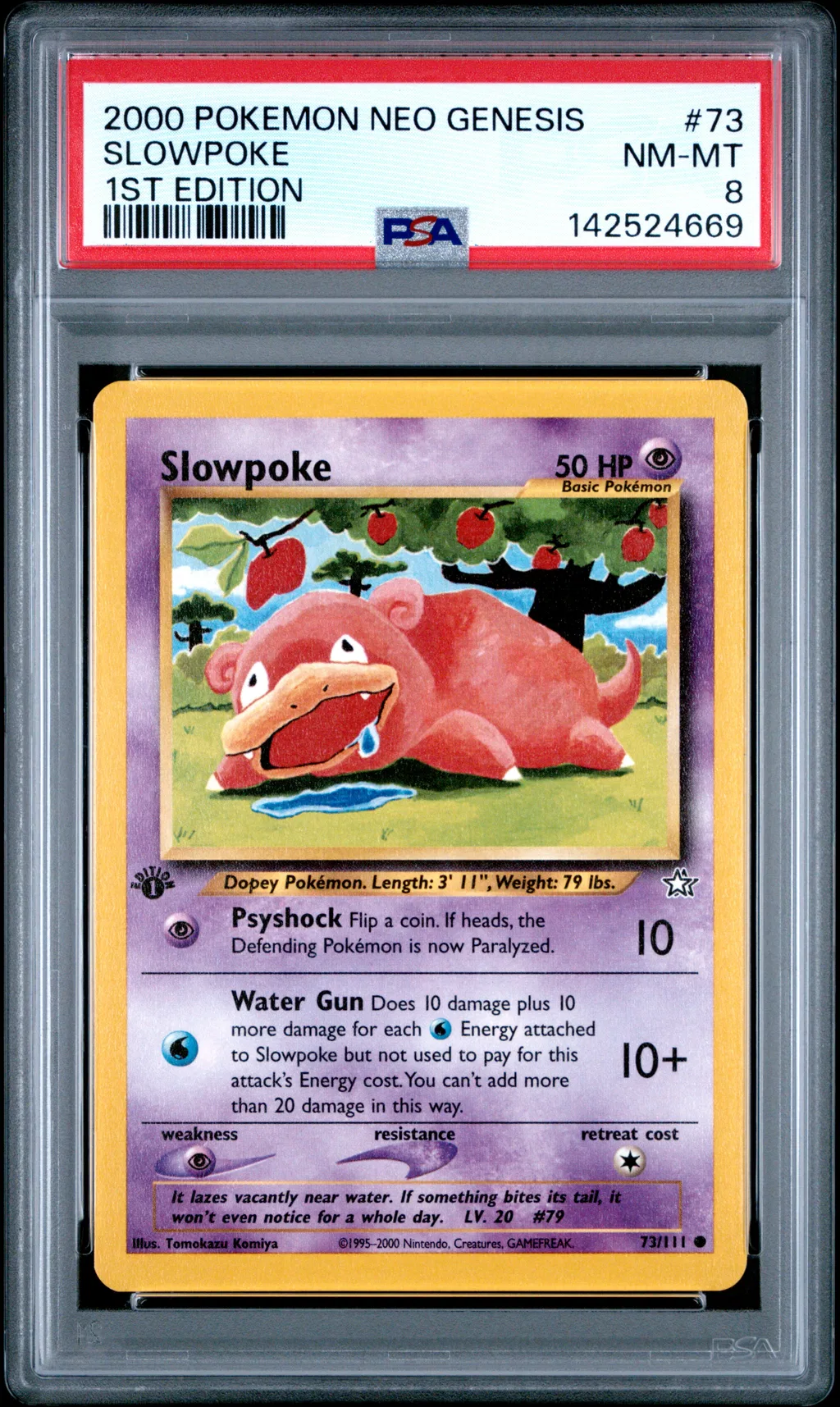 Slowpoke card artwork