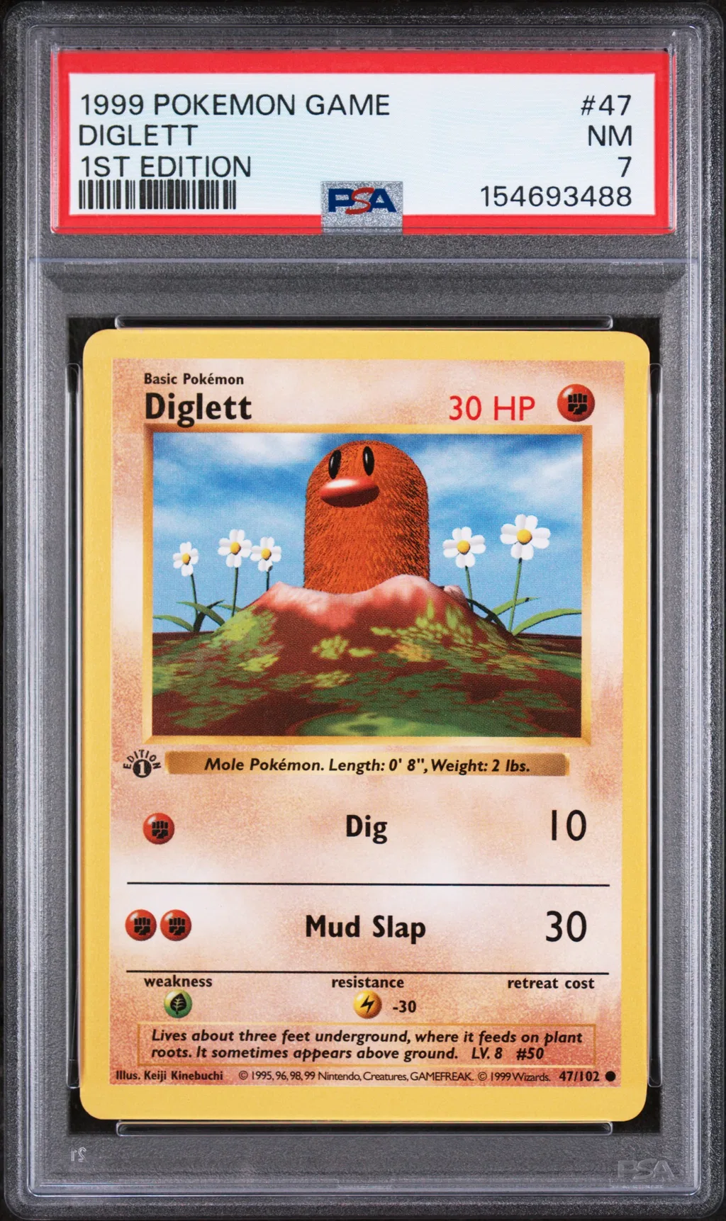 Diglett card artwork