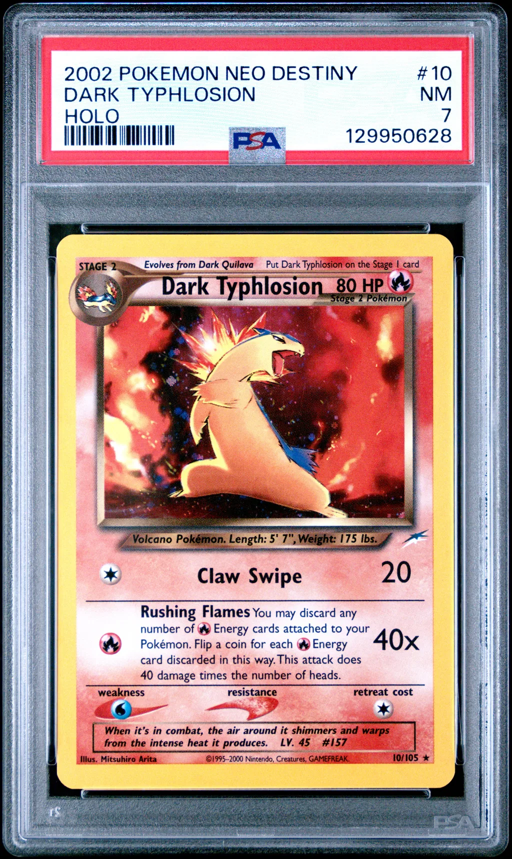 Dark Typhlosion card artwork