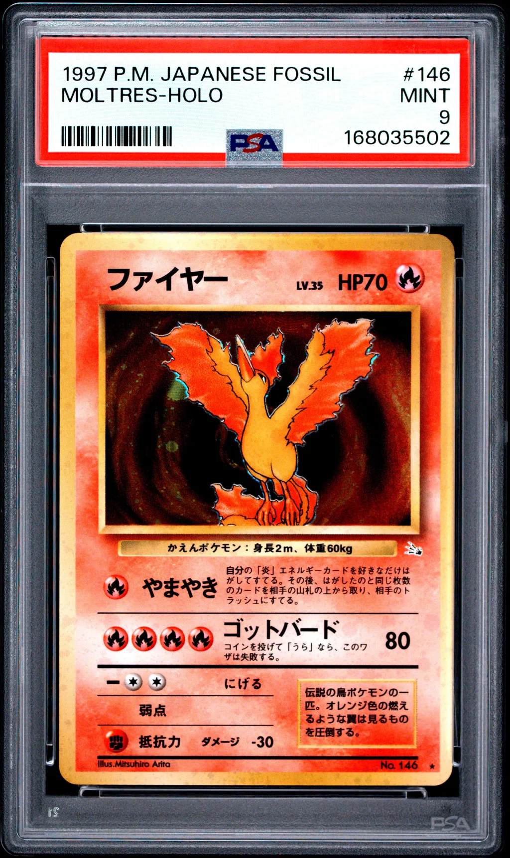 Moltres-Holo card artwork
