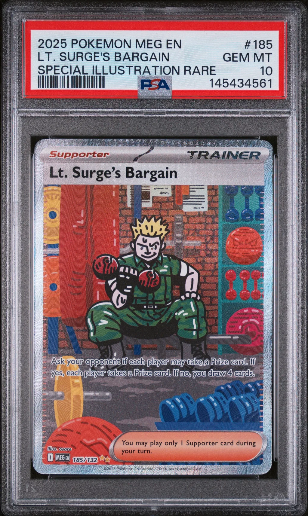 LT. Surge's Bargain card artwork