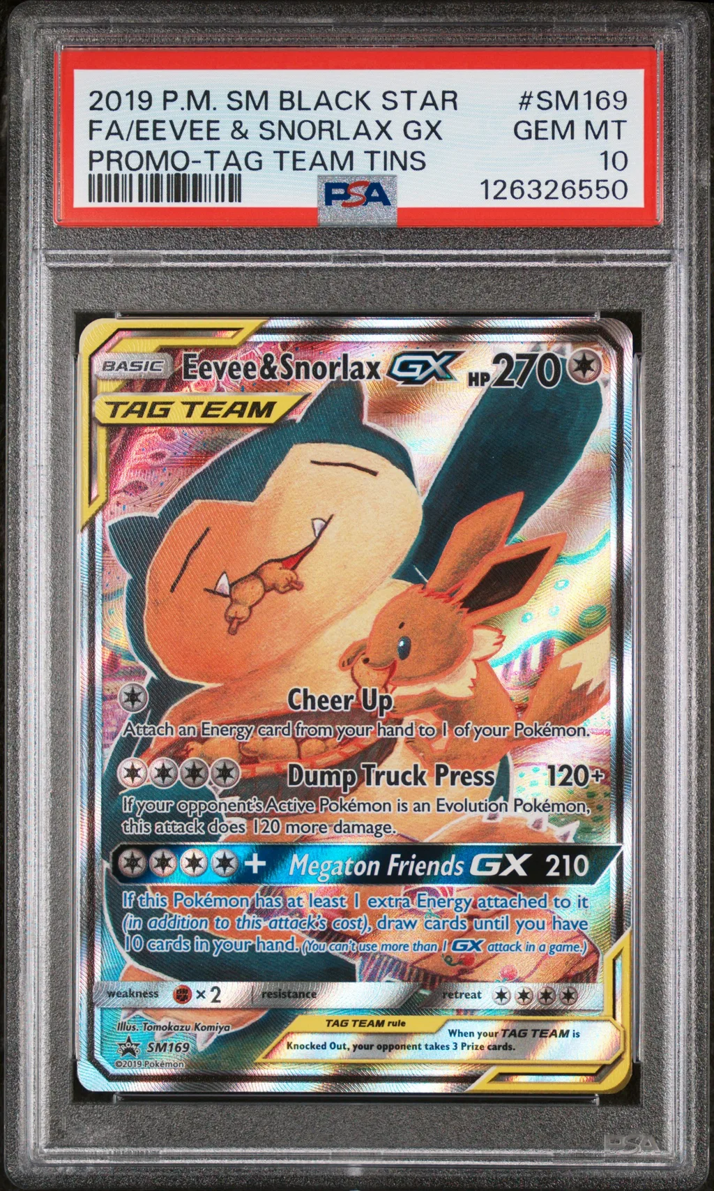 Full Art/Eevee & Snorlax GX card artwork