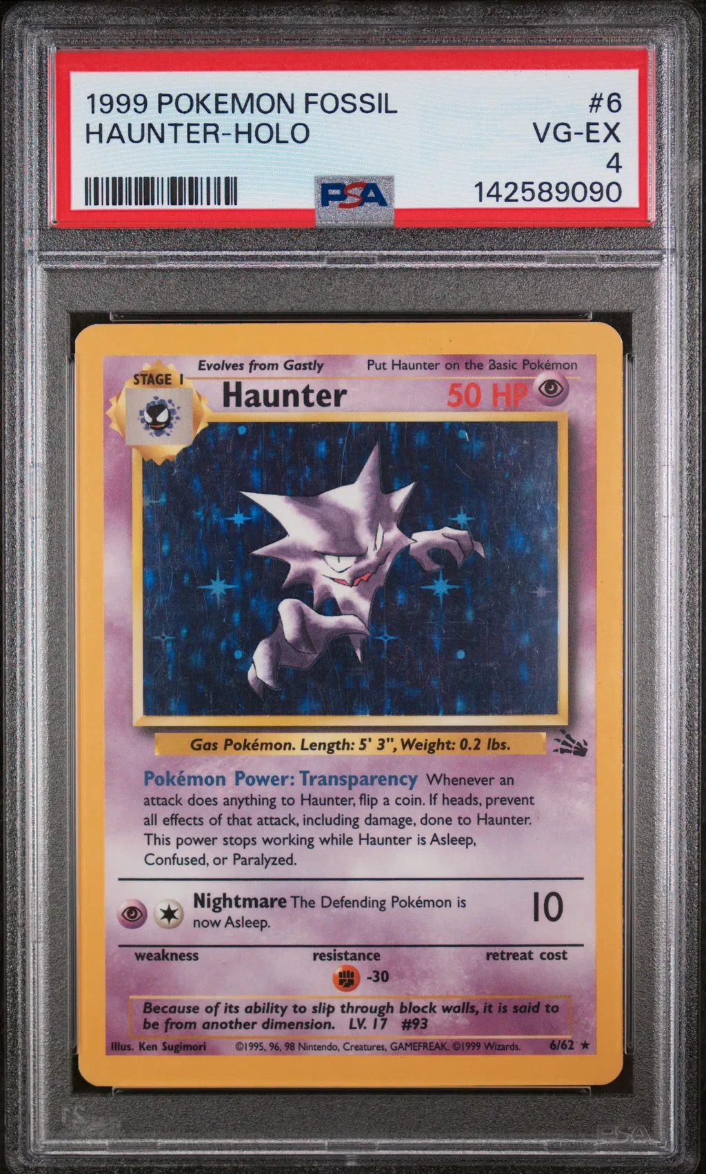 Haunter-Holo card artwork
