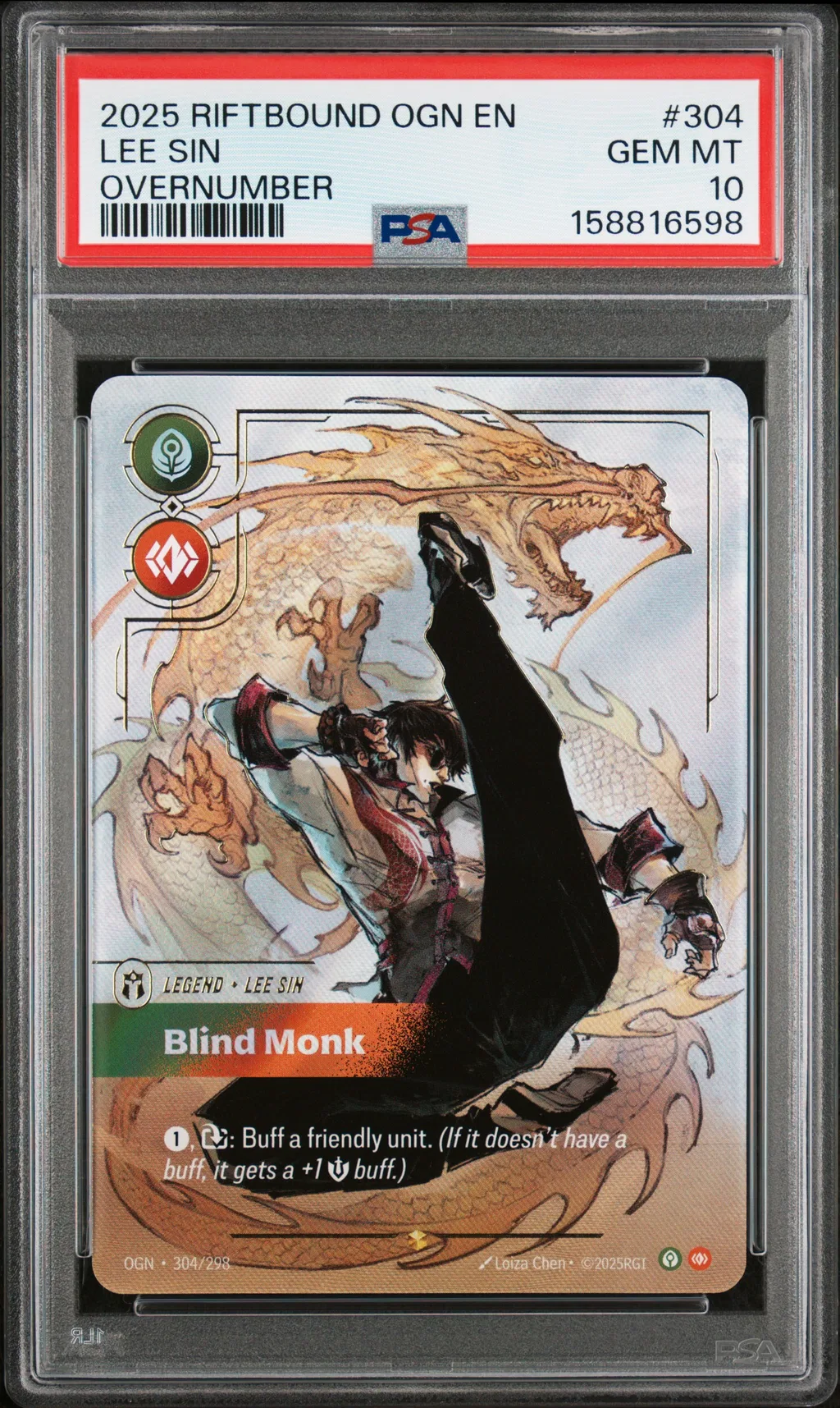 Lee Sin - Blind Monk card artwork