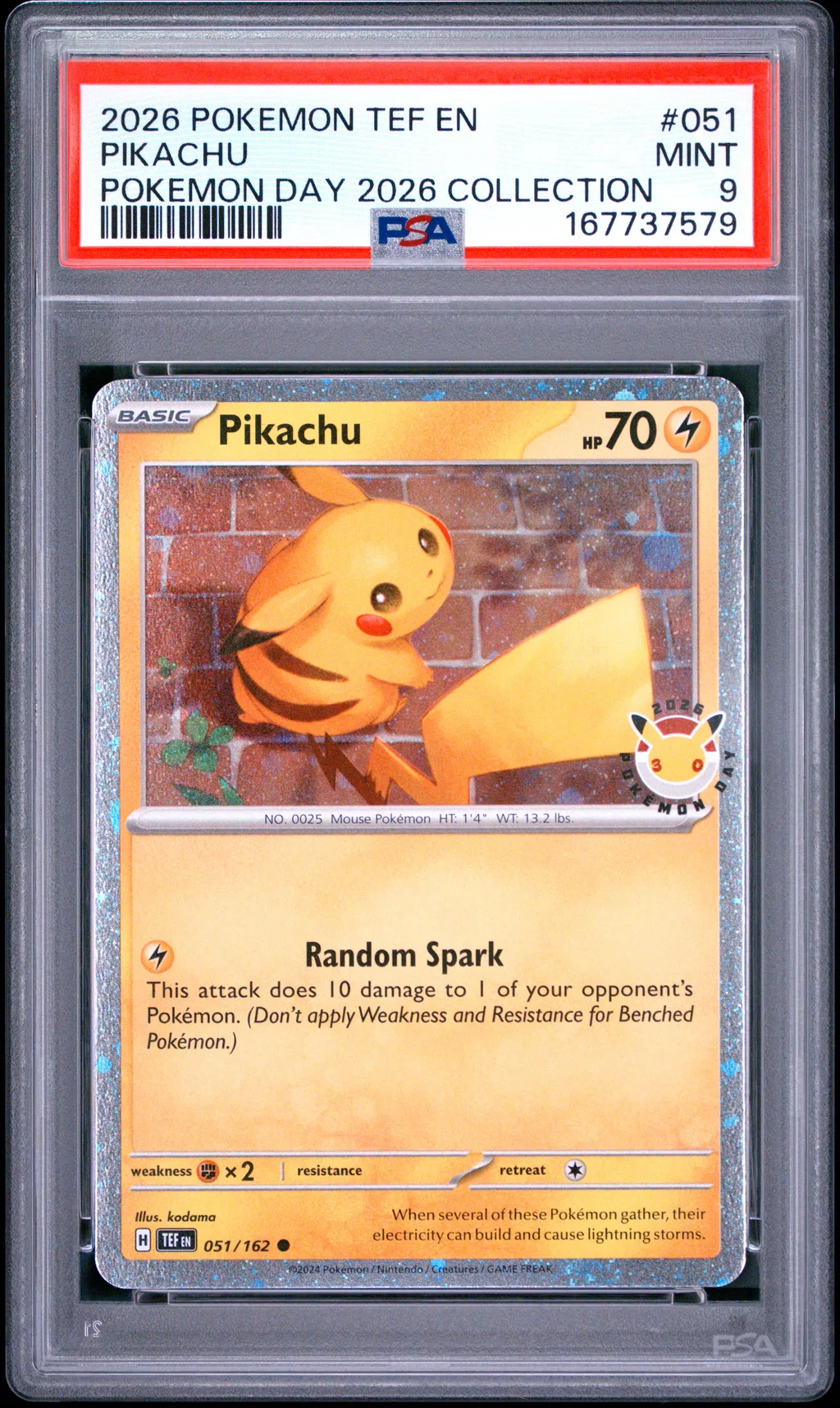 Pikachu card artwork