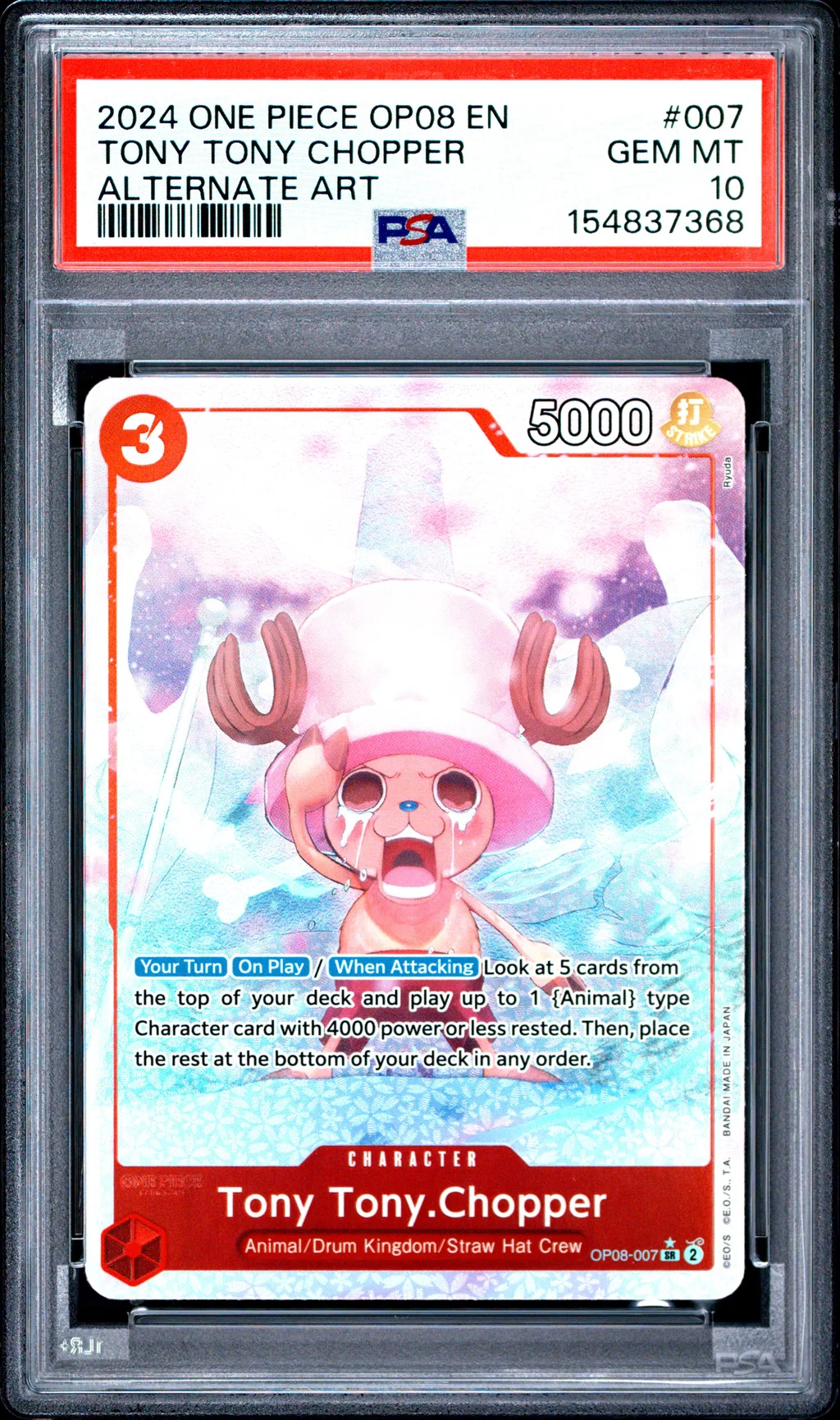 Tony Tony Chopper card artwork