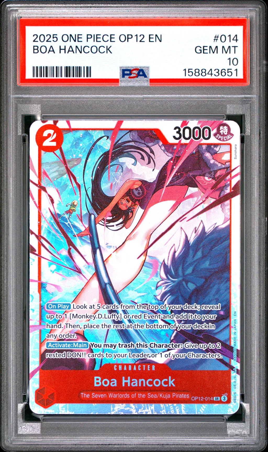 Boa Hancock card artwork