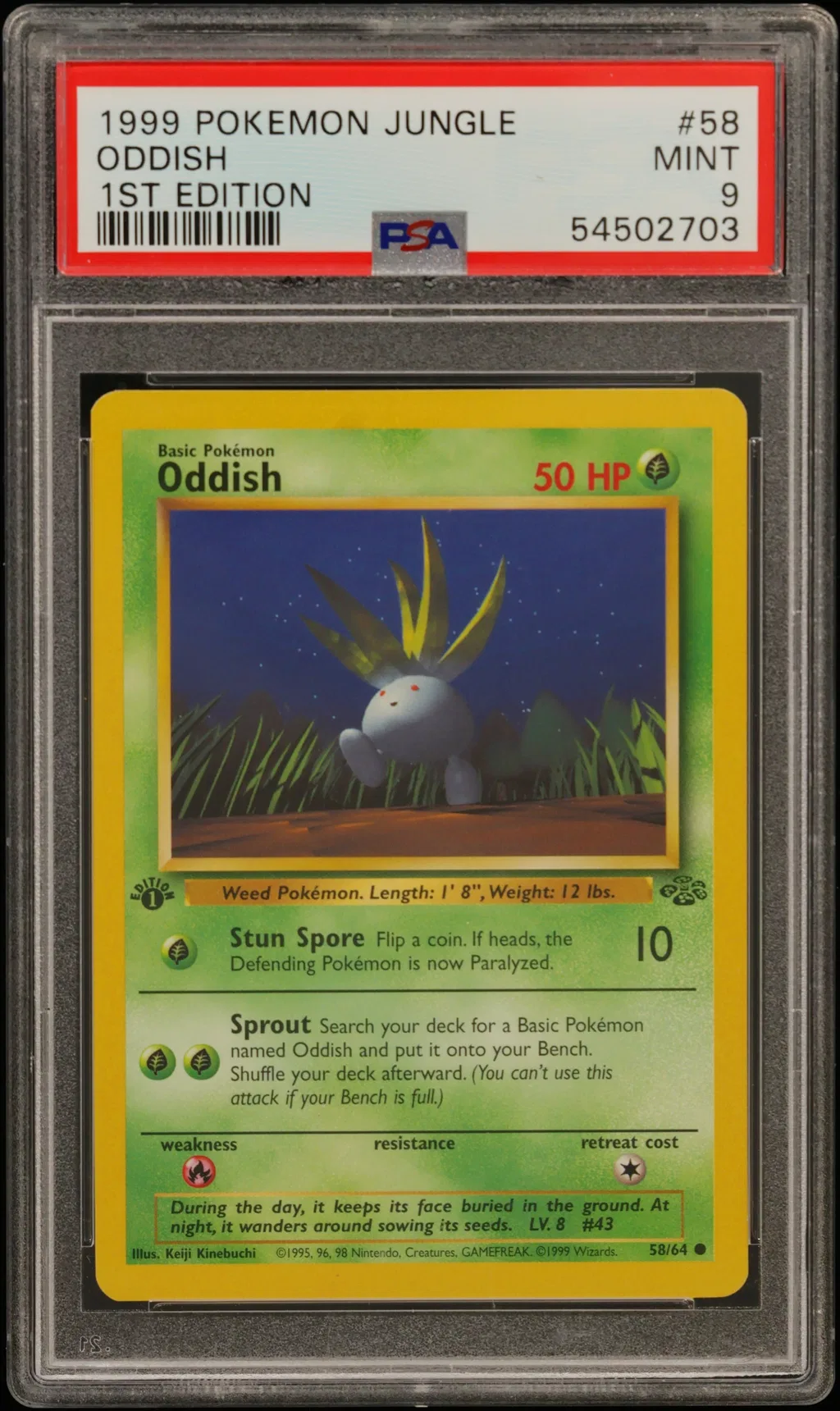 Oddish card artwork