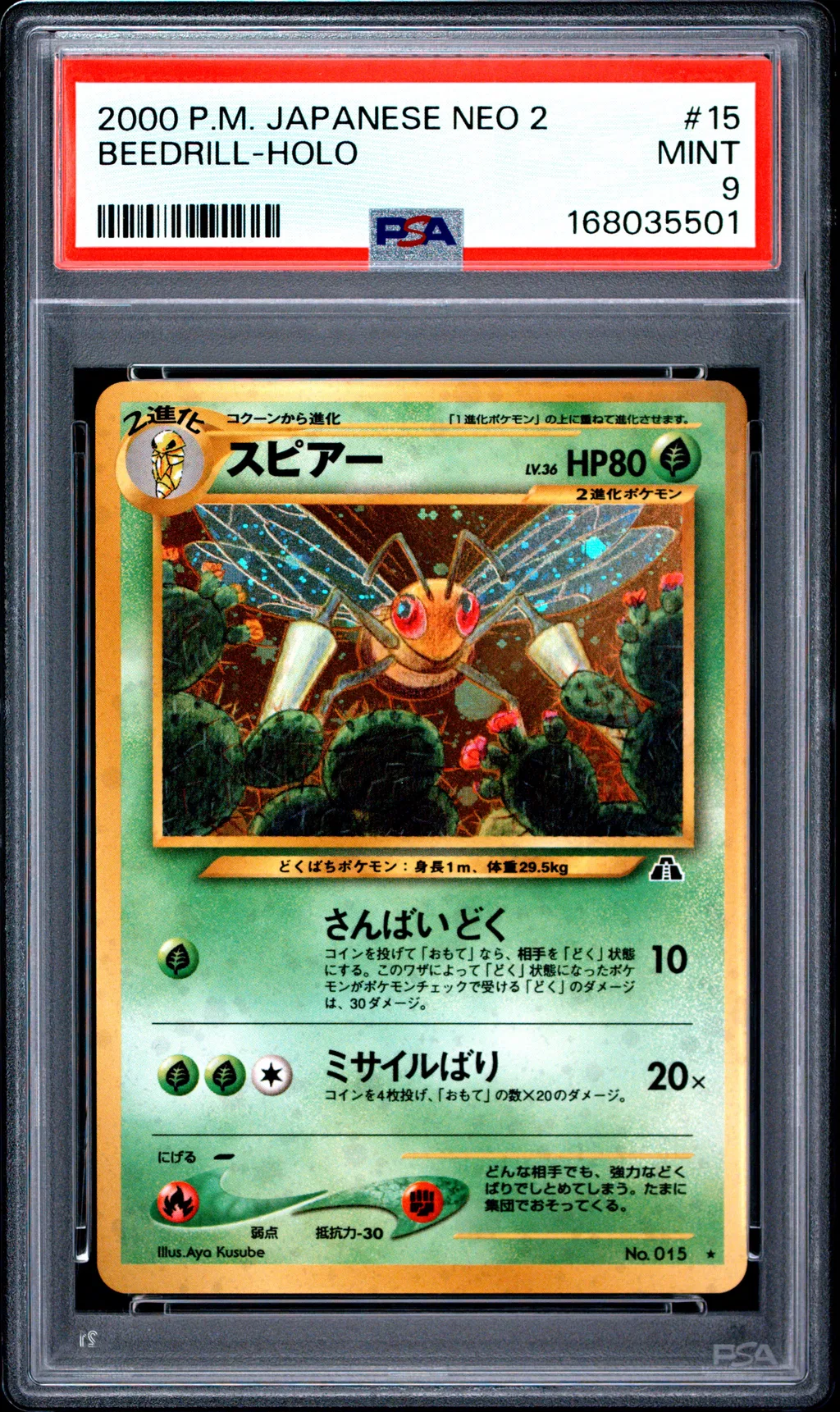 Beedrill-Holo card artwork